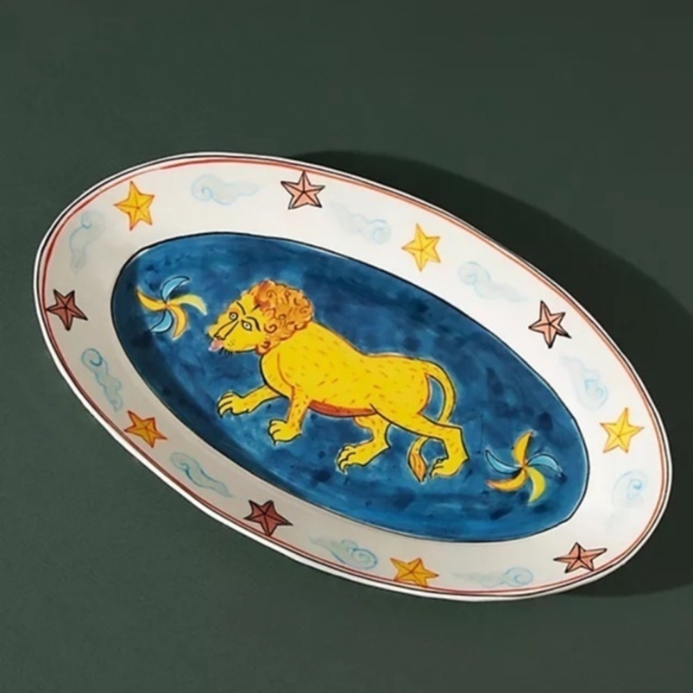Anthropologie Claudia Rankin Celestial Serving Platter